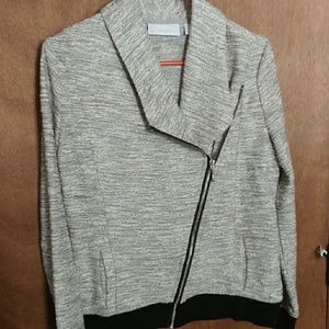 Moto Style knit jacket